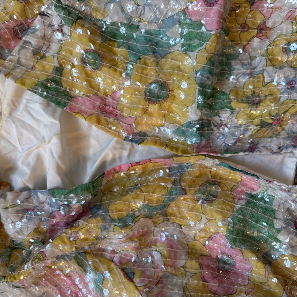 Asos edition collection Floral Sequin Two-Piece Set NWT - Picture 7 of 10